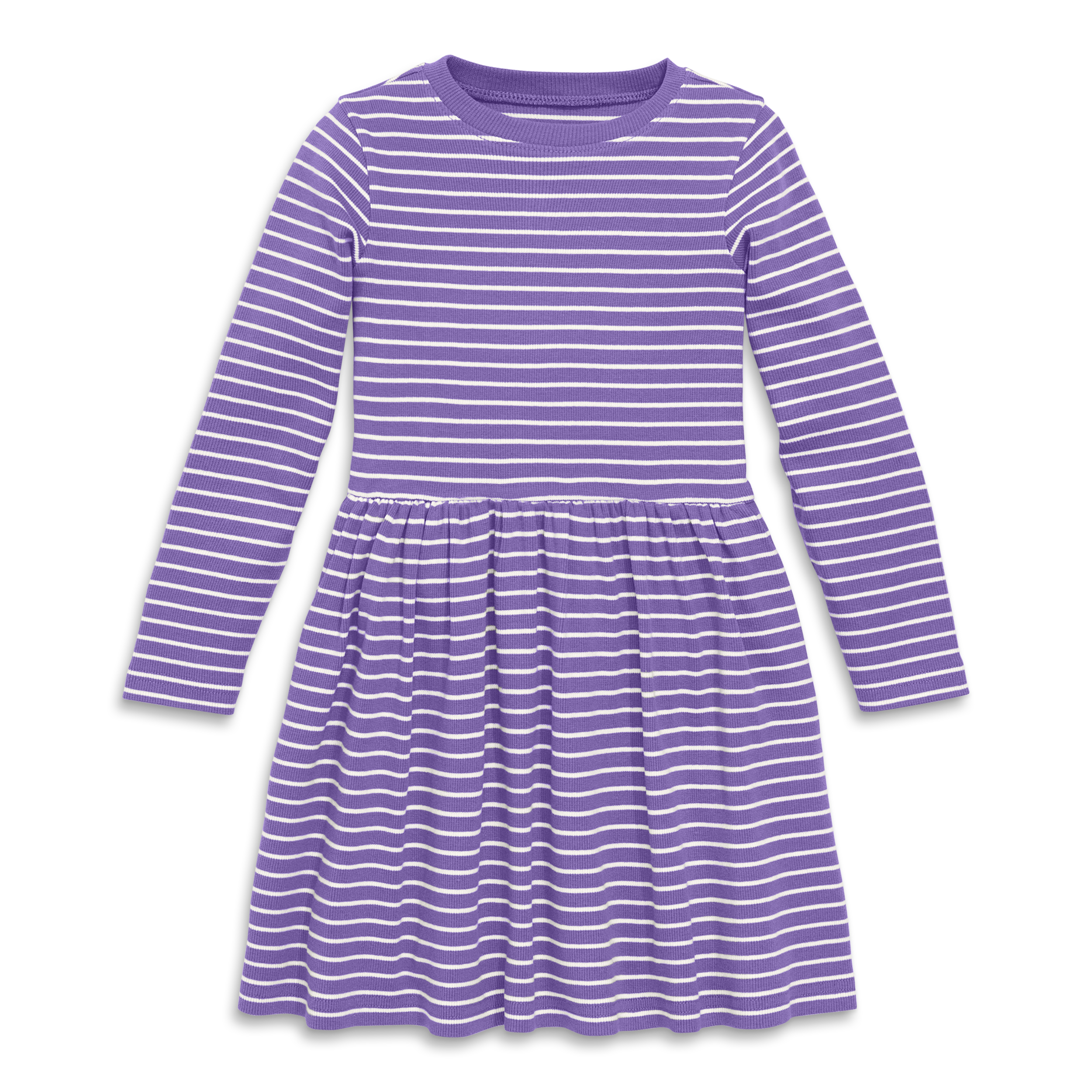 selected Violet Ivory Stripe