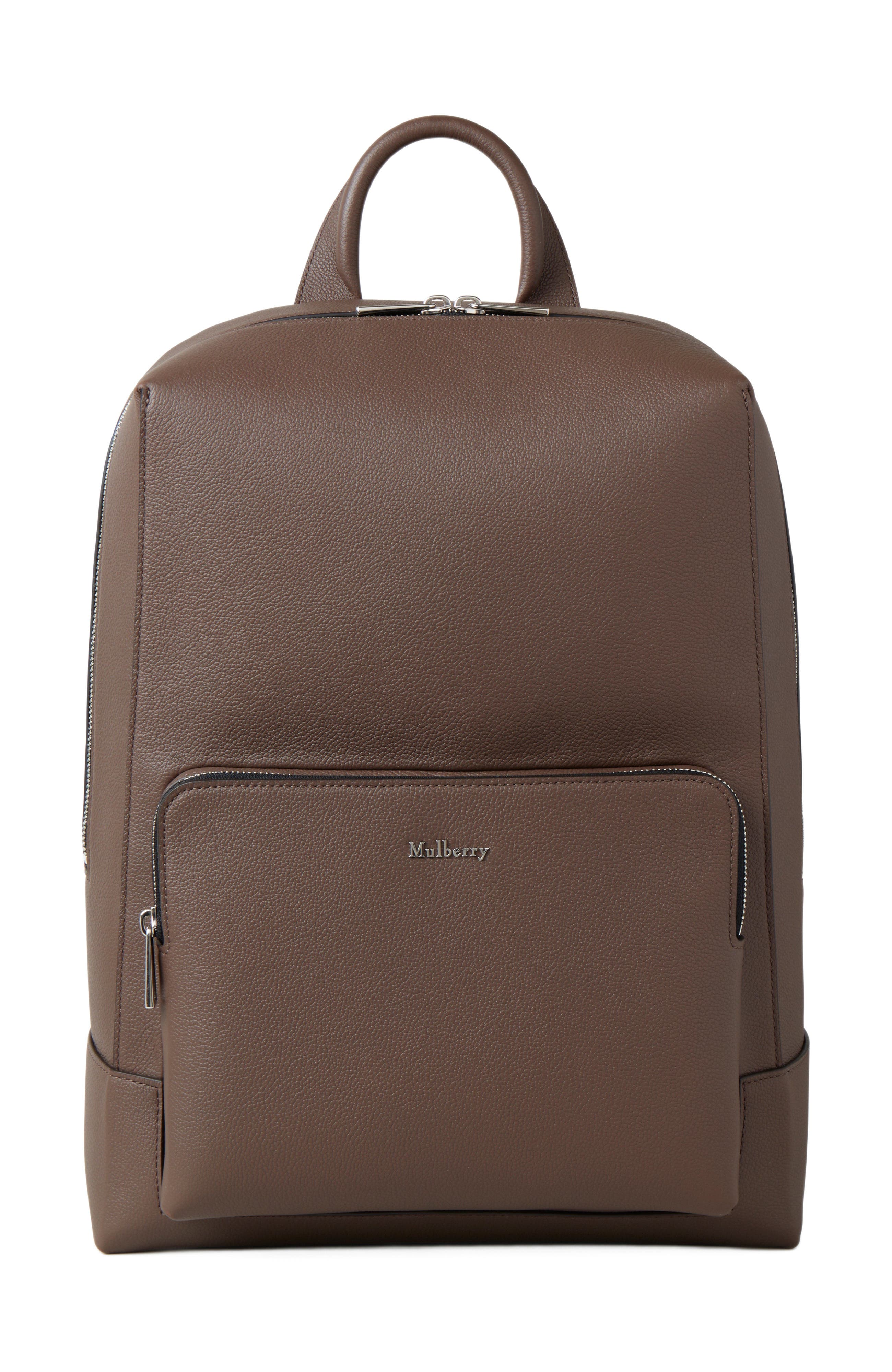 Mulberry Farringdon Leather Backpack, Main, color, 