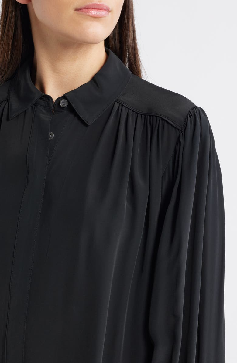 Madewell Relaxed Long Sleeve Minidress, Alternate, color,