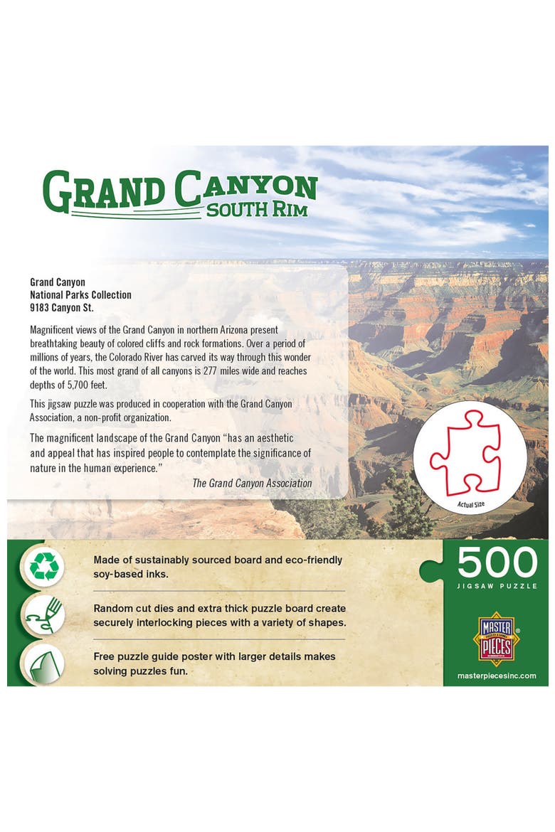 Grand Canyon South Rim 500pc Puzzle, Alternate, color, Multicolor