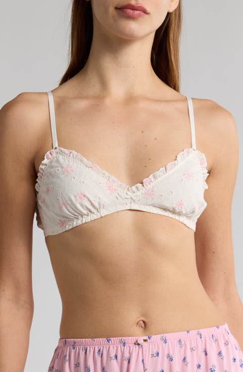Eyelet Cotton Bralette
