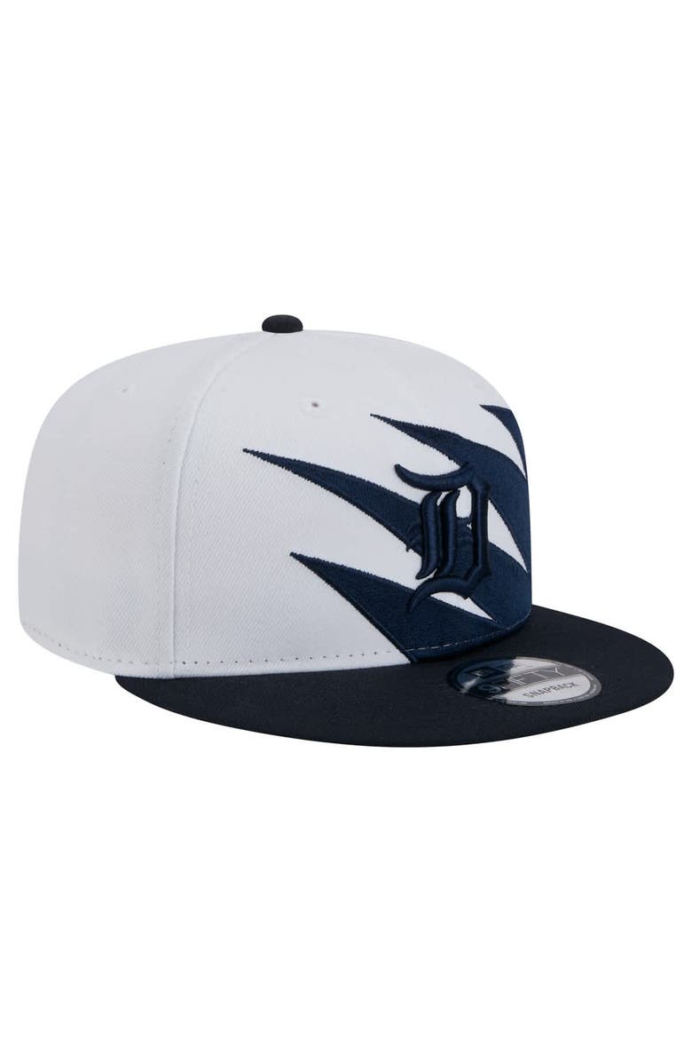 New Era Men's New Era Navy/White Detroit Tigers Jagged 9FIFTY Snapback Hat, Alternate, color, Navy