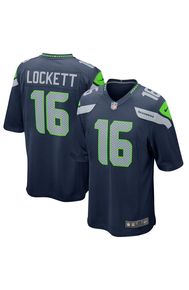 Nike Men's Nike Tyler Lockett College Navy Seattle Seahawks Game Jersey, Main, color,