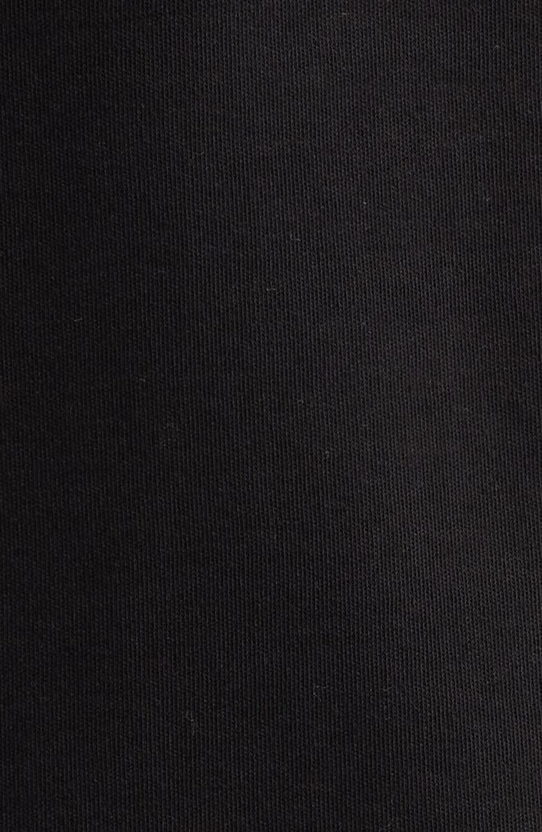 MANGO Iris T-Shirt Midi Dress, Alternate, color, Black