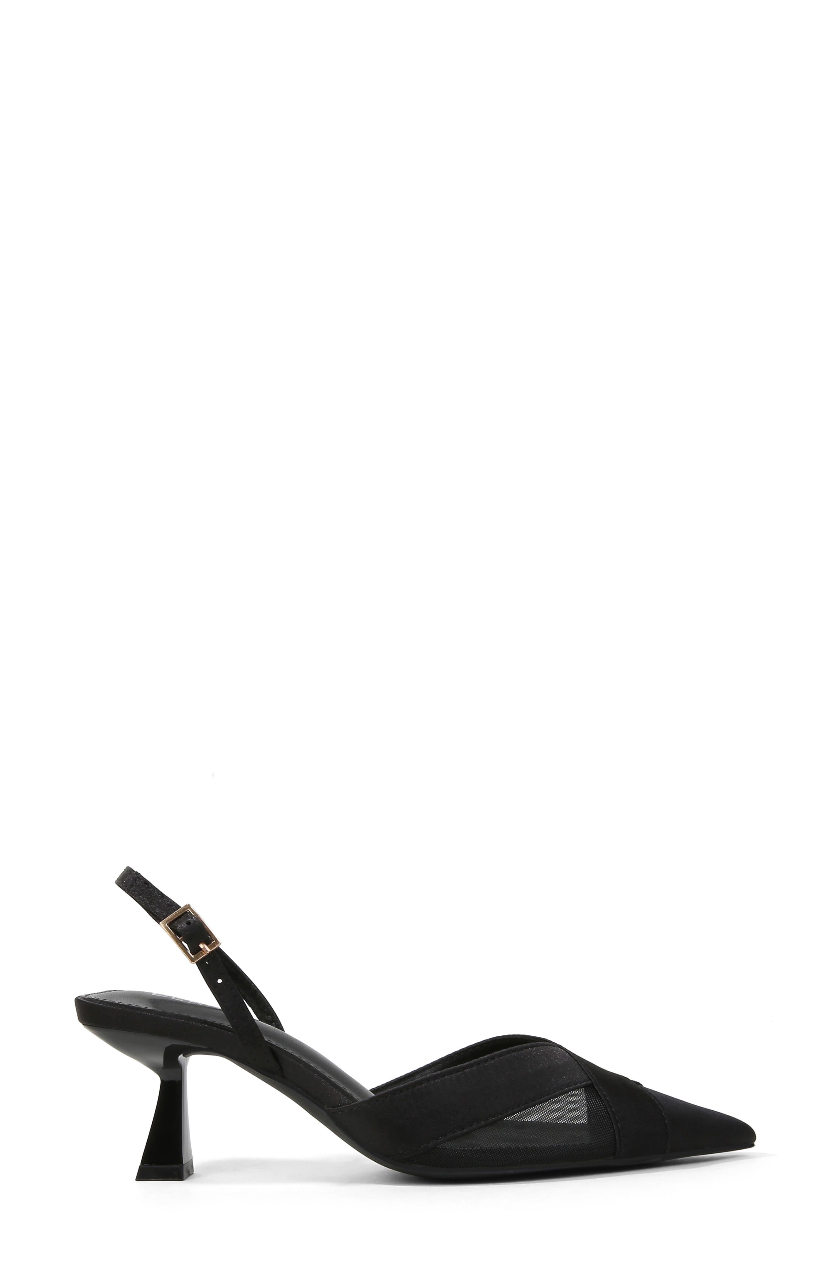 Hailee Slingback Pump, Alternate, color, BLACK