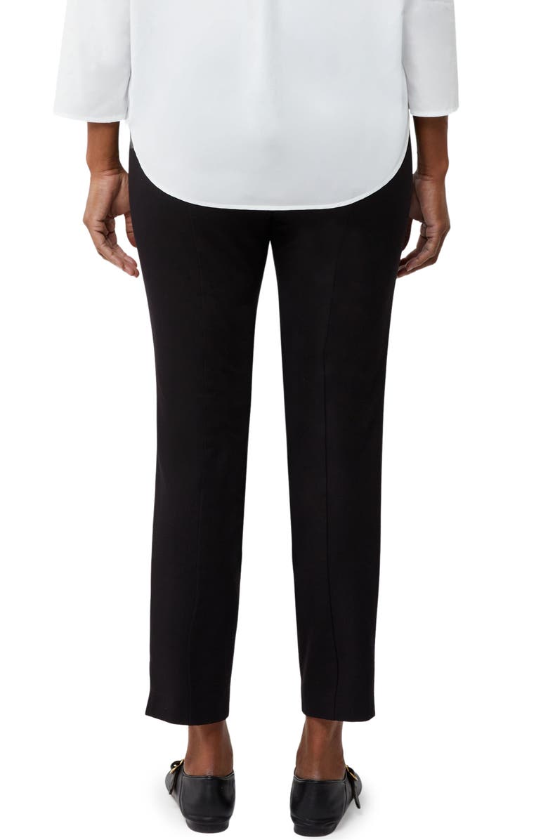 A PEA IN THE POD Curie Maternity Side Panel Slim Cotton Blend Ankle Trousers, Alternate, color, 