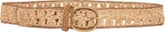 GERARD DAREL Paloma Floral Raffia Belt