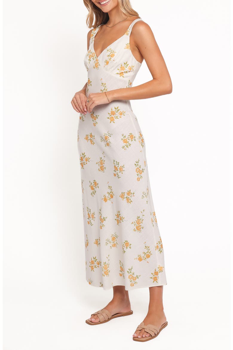 Zinnia Allover Print Sundress, Alternate, color, YELLOW FLORAL