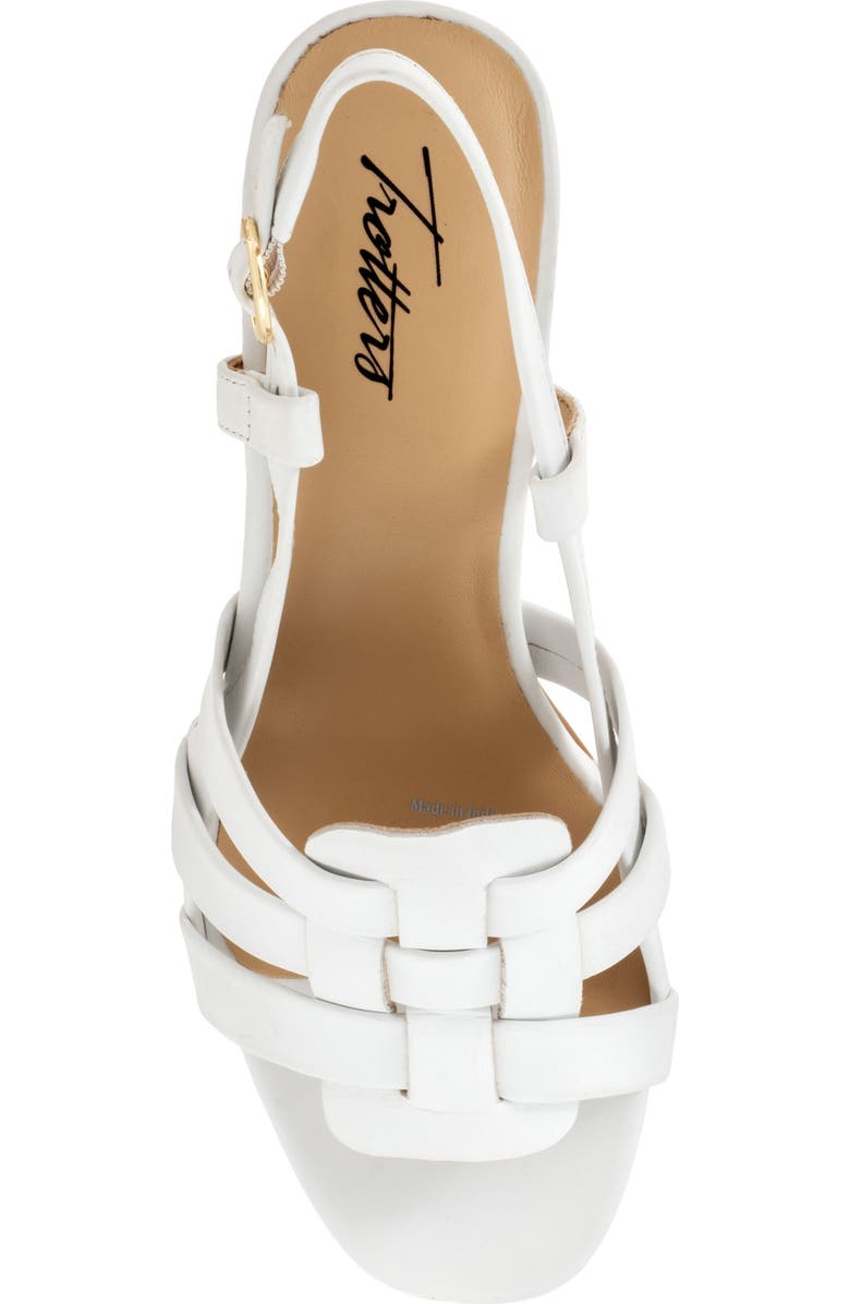 Trotters Luna Cage Sandal, Alternate, color, White