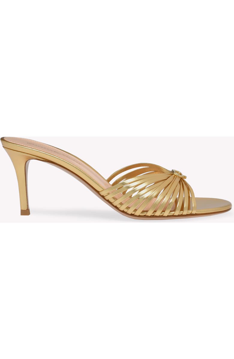 Gianvito Rossi Vyna Sandals, Main, color, Brown Nappa