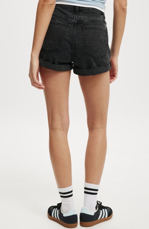 COTTON ON HIGH RISE CLASSIC STRETCH DENIM SHORT