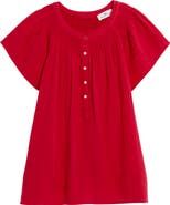 vineyard vines Gauze Flutter Sleeve Top