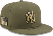 New Era Men's New Era  Olive New York Yankees 2026 Armed Forces Day 9FIFTY Snapback Hat