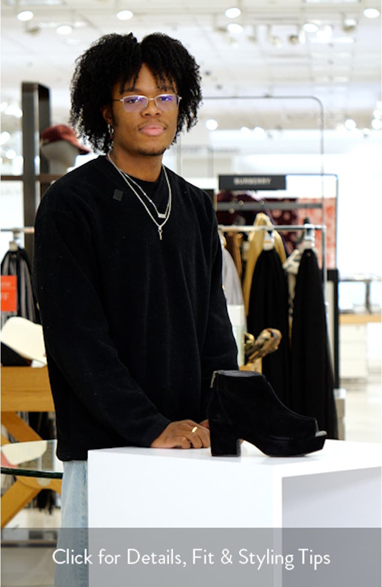 Gabe Open Toe Platform Bootie, sales video thumbnail