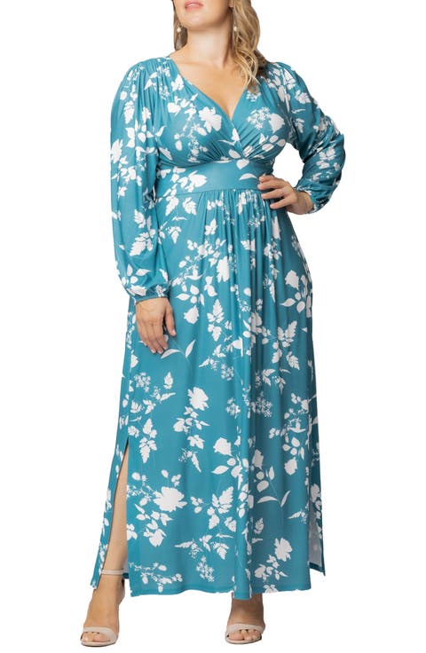 Kelsey Long Sleeve Maxi Dress (Plus)