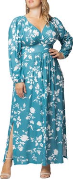 Kiyonna Kelsey Long Sleeve Maxi Dress