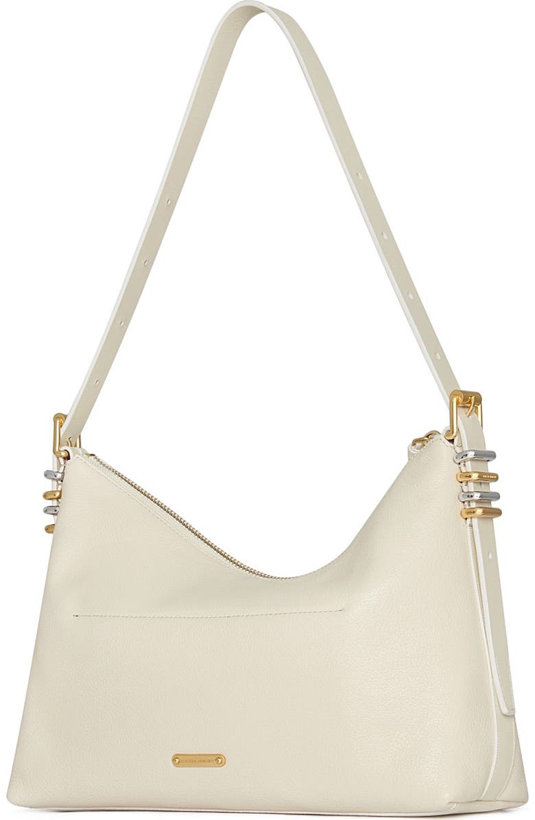 Rebecca Minkoff Buckle Up Shoulder Bag, Alternate, color, Porcelain
