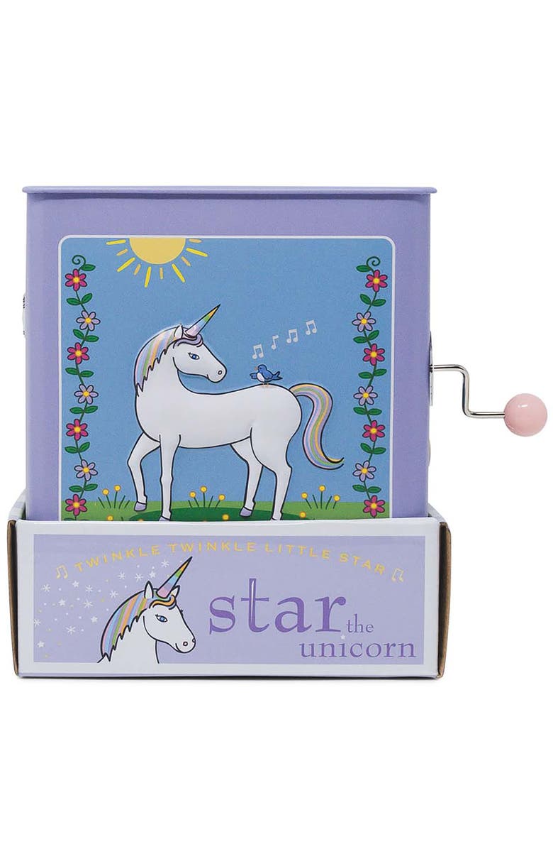 ZZDNU Jack Rabbit Creations Inc. Jack Rabbit Creations Unicorn Jack in The Box Toy, Alternate, color, Multicolored