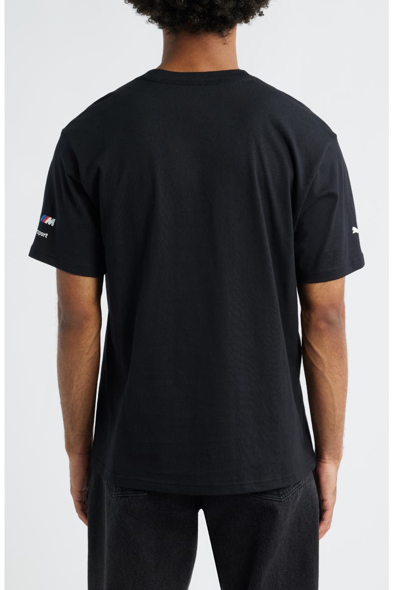 x BMW M Motorsport Cotton Graphic T-Shirt, Alternate, color, PUMA BLACK