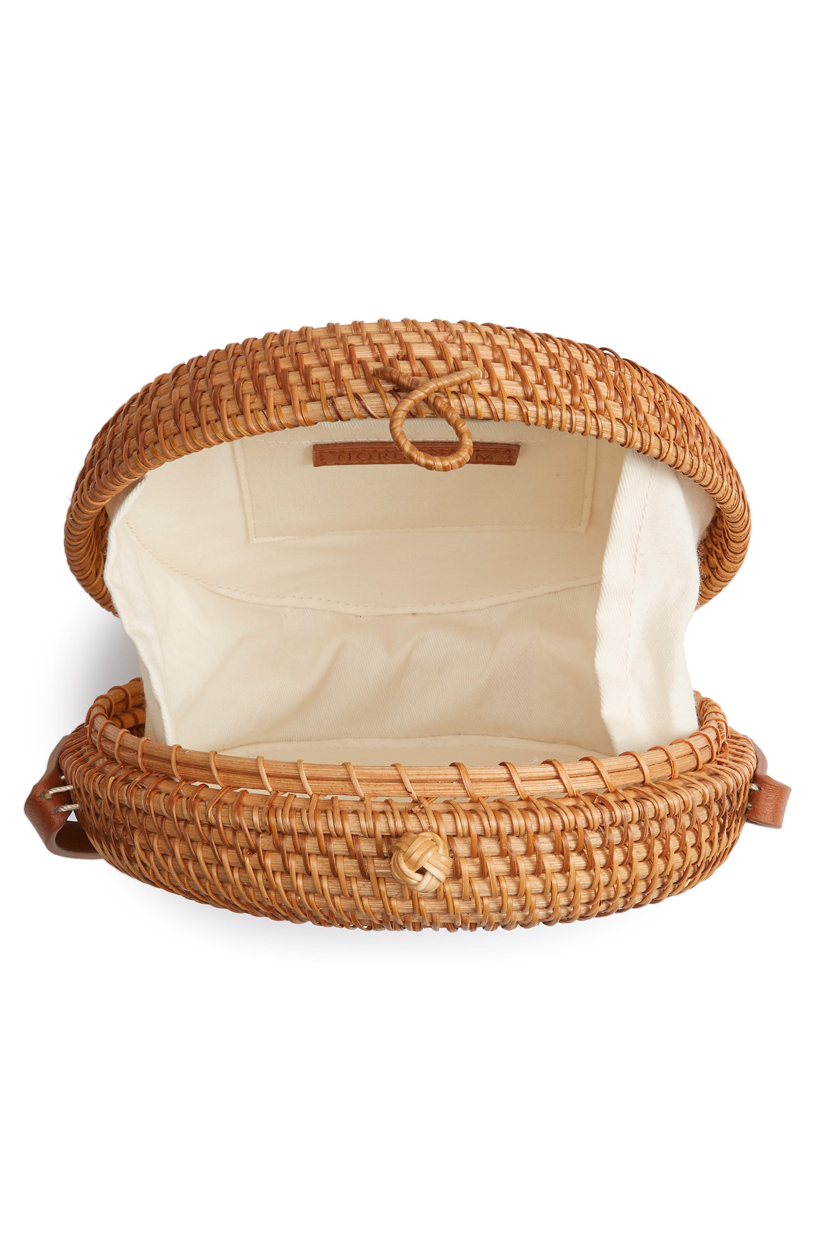 Nordstrom Straw Canteen Crossbody Bag, Alternate, color, 