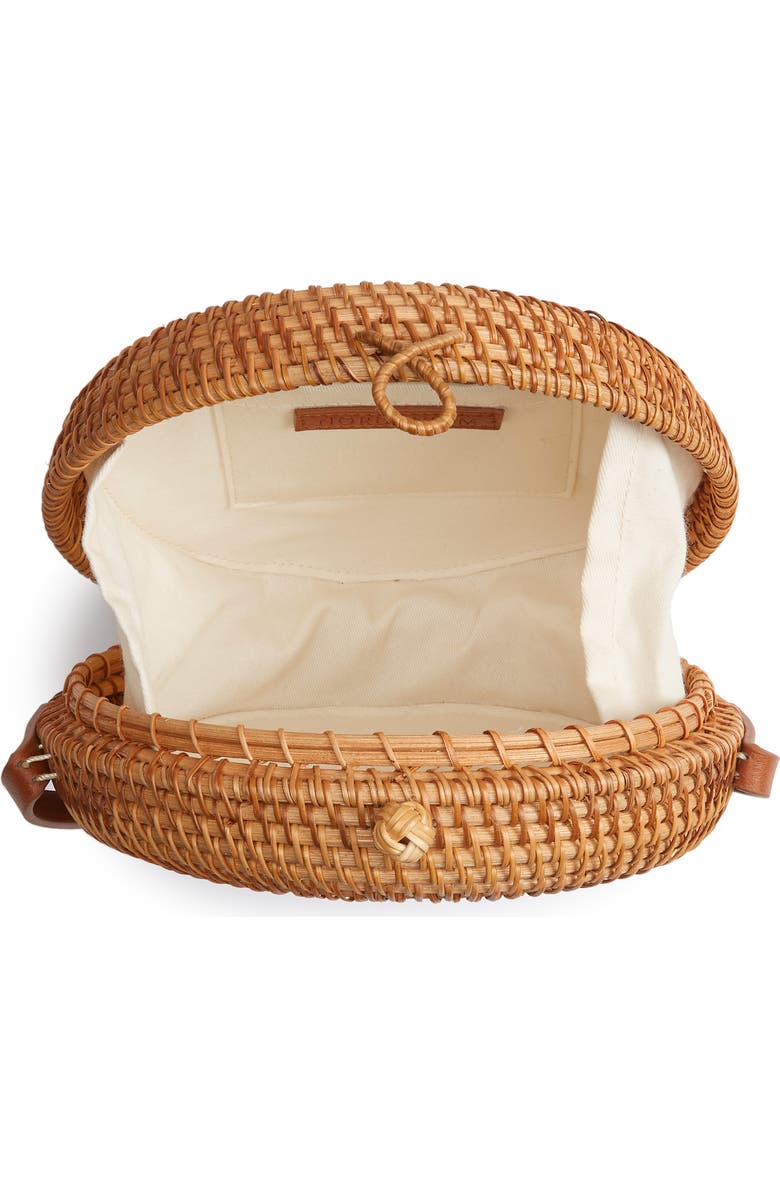 Nordstrom Straw Canteen Crossbody Bag, Alternate, color,