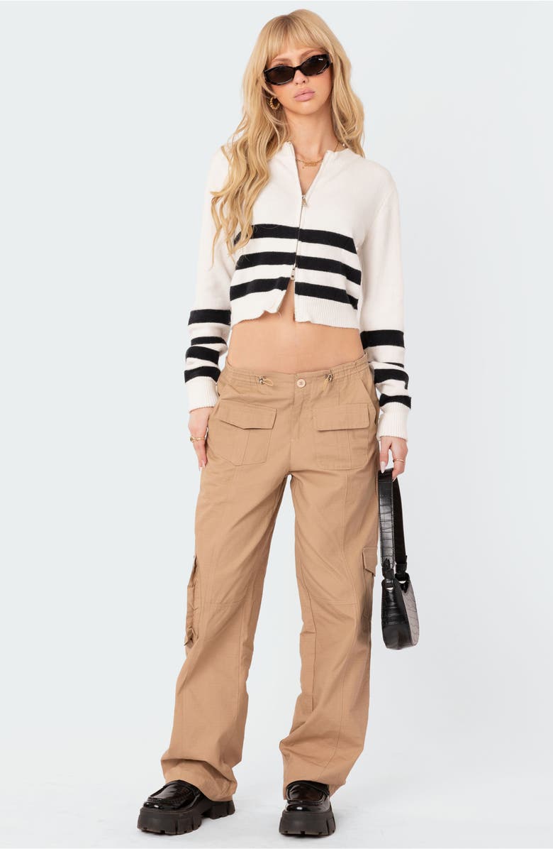 EDIKTED Tori Crop Cardigan, Alternate, color,