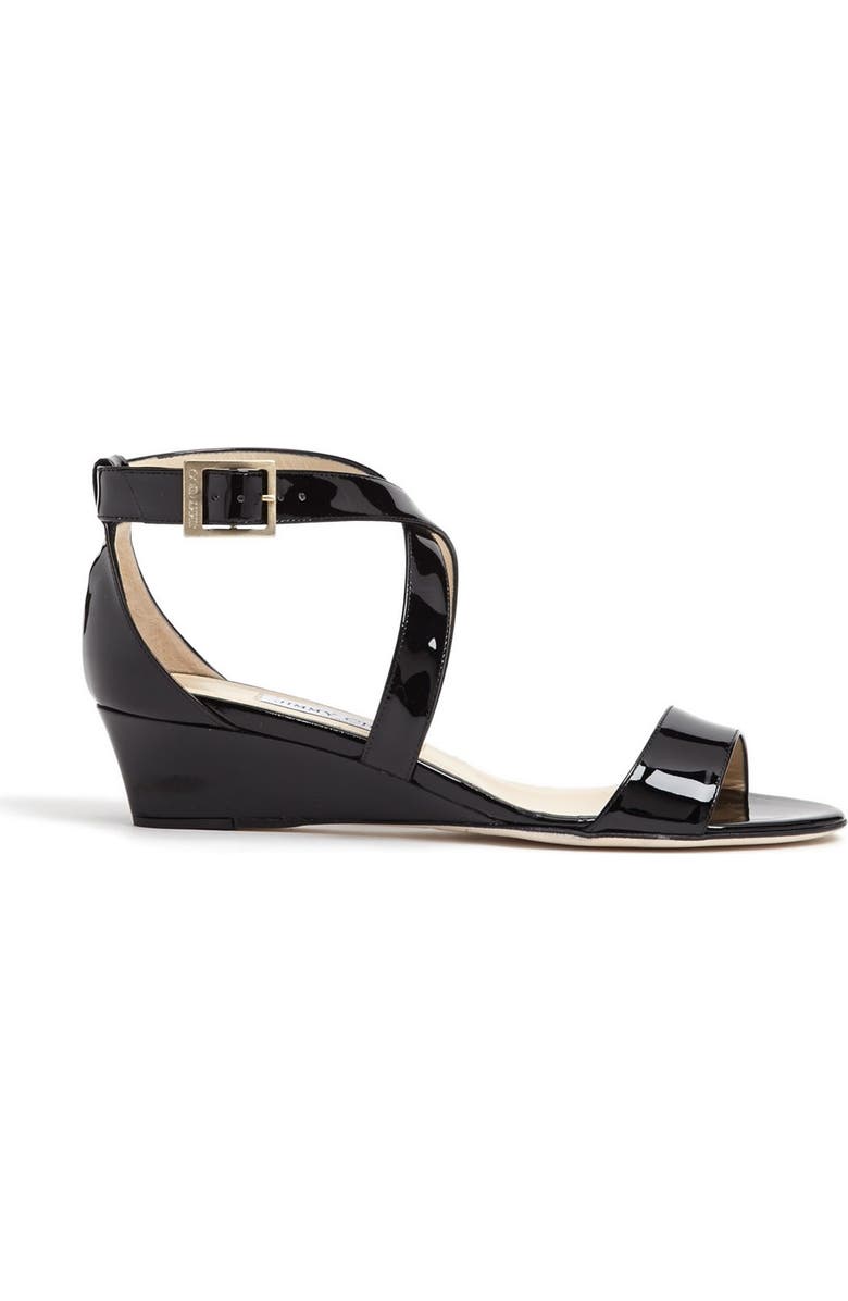 Jimmy Choo 'Chiara' Strap Wedge Sandal, Alternate, color,