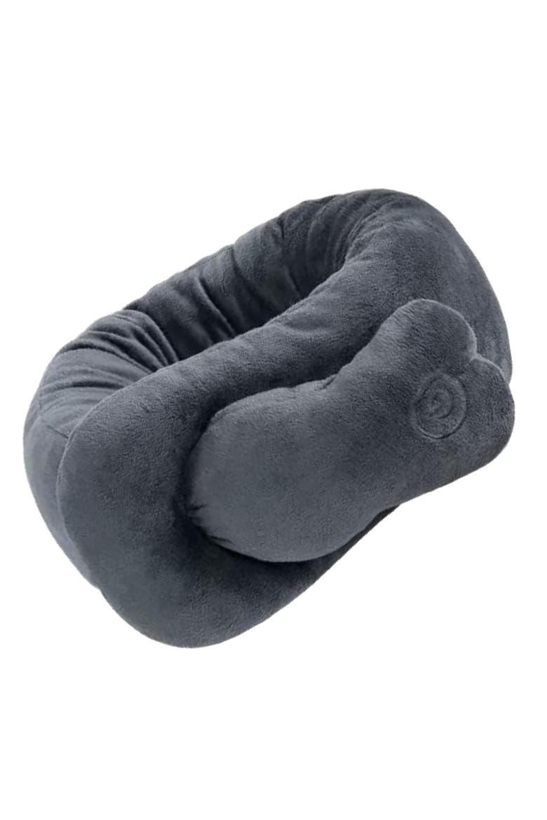 Portable Neck & Shoulder Adjustable Massaging Wrap Gray, Alternate, color, Grey
