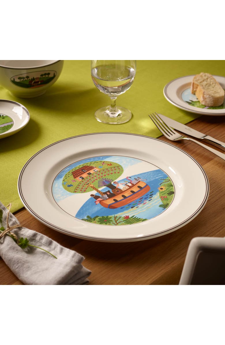 Villeroy & Boch Design Naif Dinner Plate #2 Noah's Ark, Alternate, color, NO COLOR