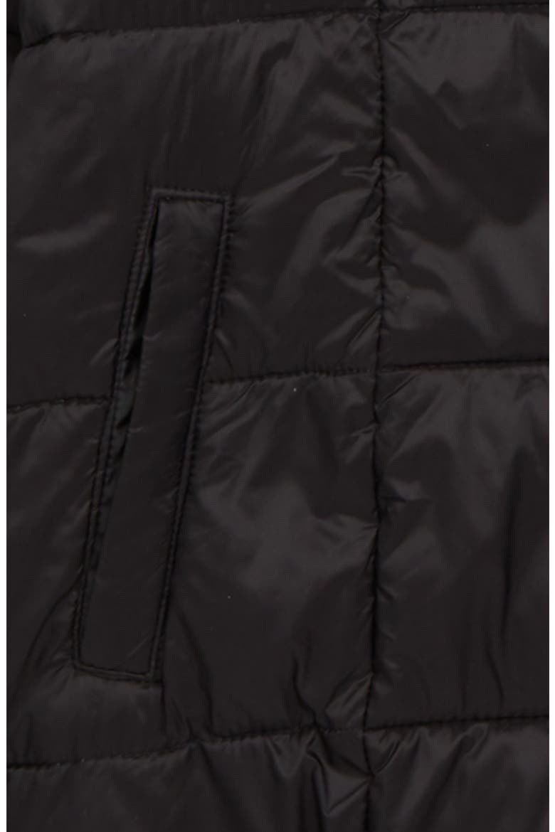 Packable Puffer Jacket, Alternate, color, BLACK