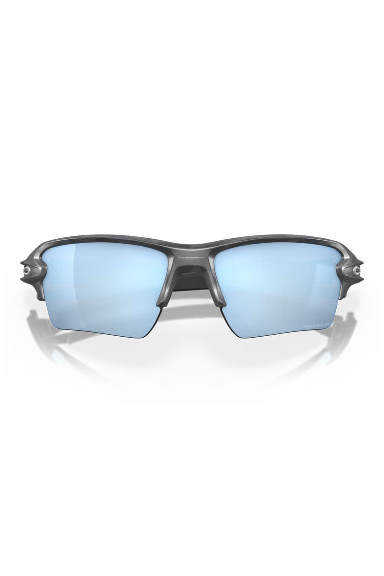 Flak® 2.0 XL 59mm Prizm™ Polarized Wrap Sunglasses, Alternate, color, MATTE BLACK CAMO/ DEEP WATER