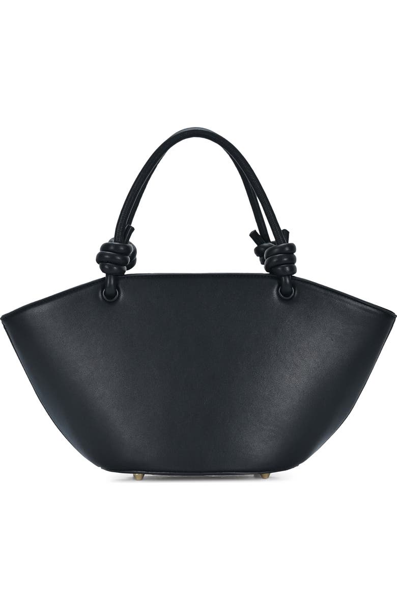 Madison West Knot Top Handle Tote Bag, Main, color, Black