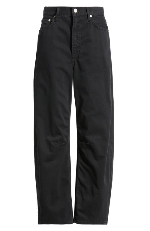 Citizens Of Humanity Miro High Rise Relaxed Jeans In Washed Black