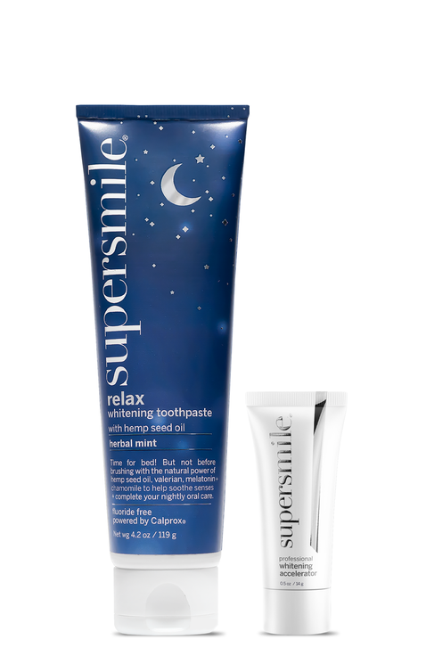 Whitening Toothpaste RELAX 4.2 oz with Accelerator 0.5 oz