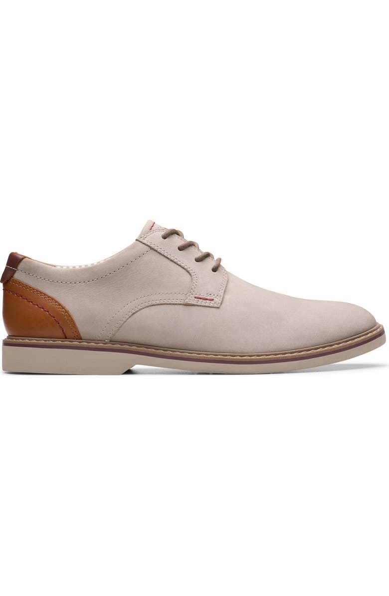 Clarks<sup>®</sup> Radcliff Derby, Alternate, color, Light Grey Combo