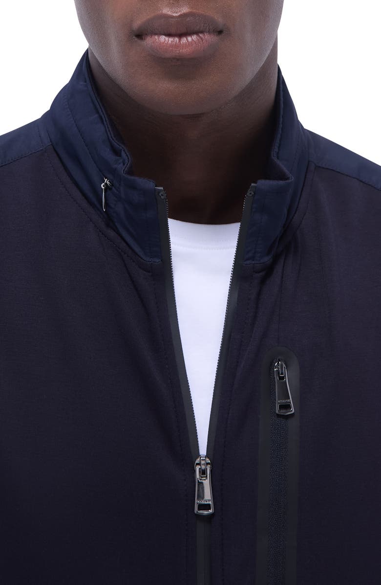 Bugatchi Soft Touch Knit Vest, Alternate, color, Navy