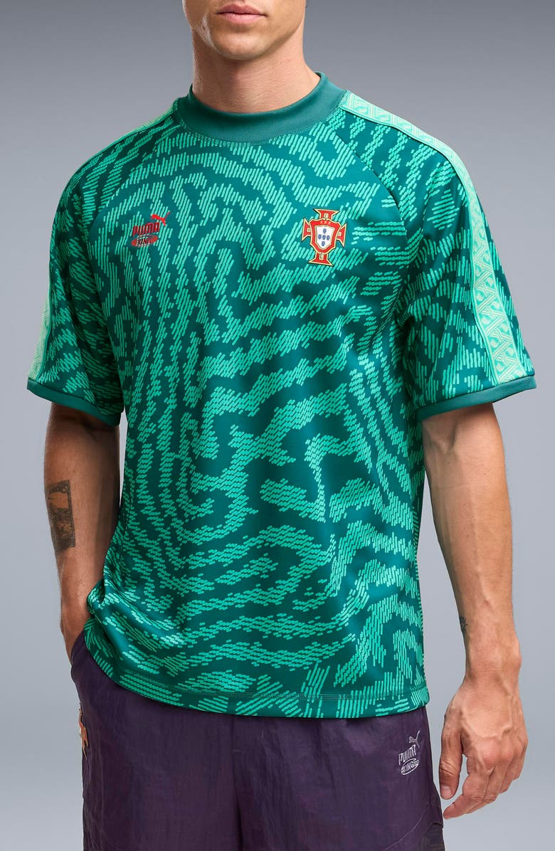PUMA x Portugal x Salehe Bembury King Jersey, Main, color, Vibrant Green