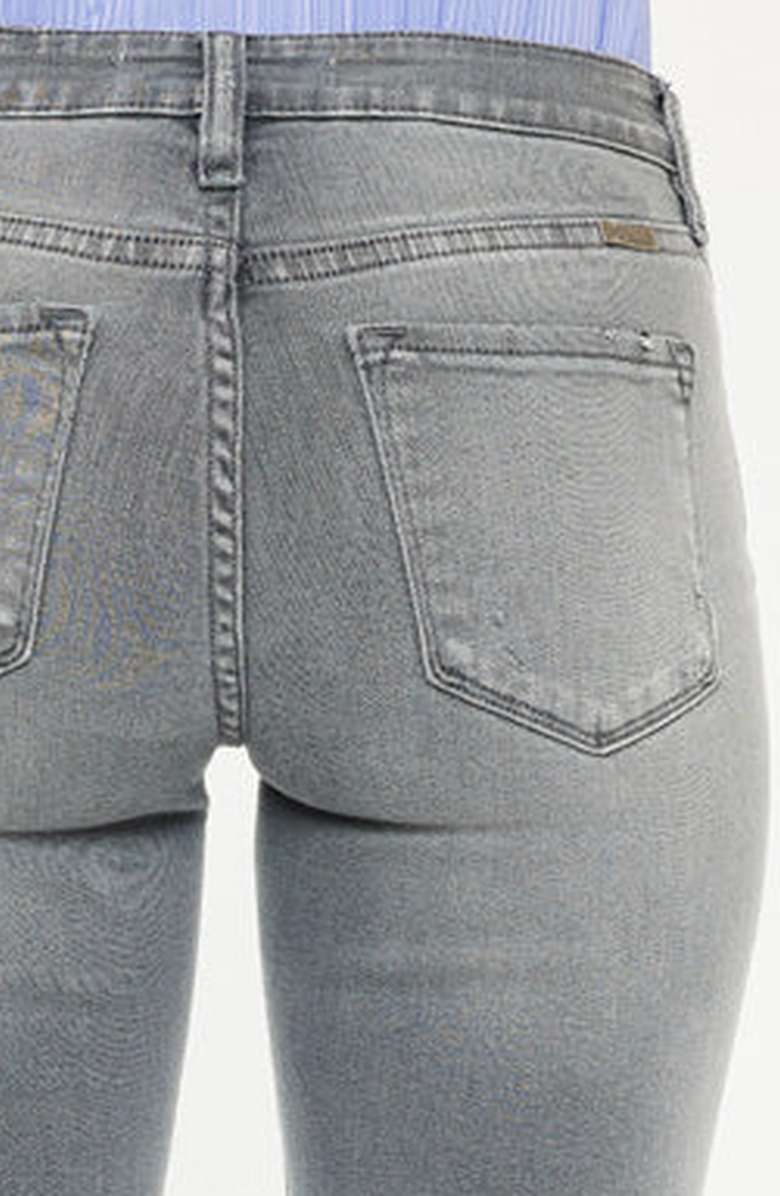 KanCan Heidi Mid Rise Flare Jeans, Alternate, color, Light Gray