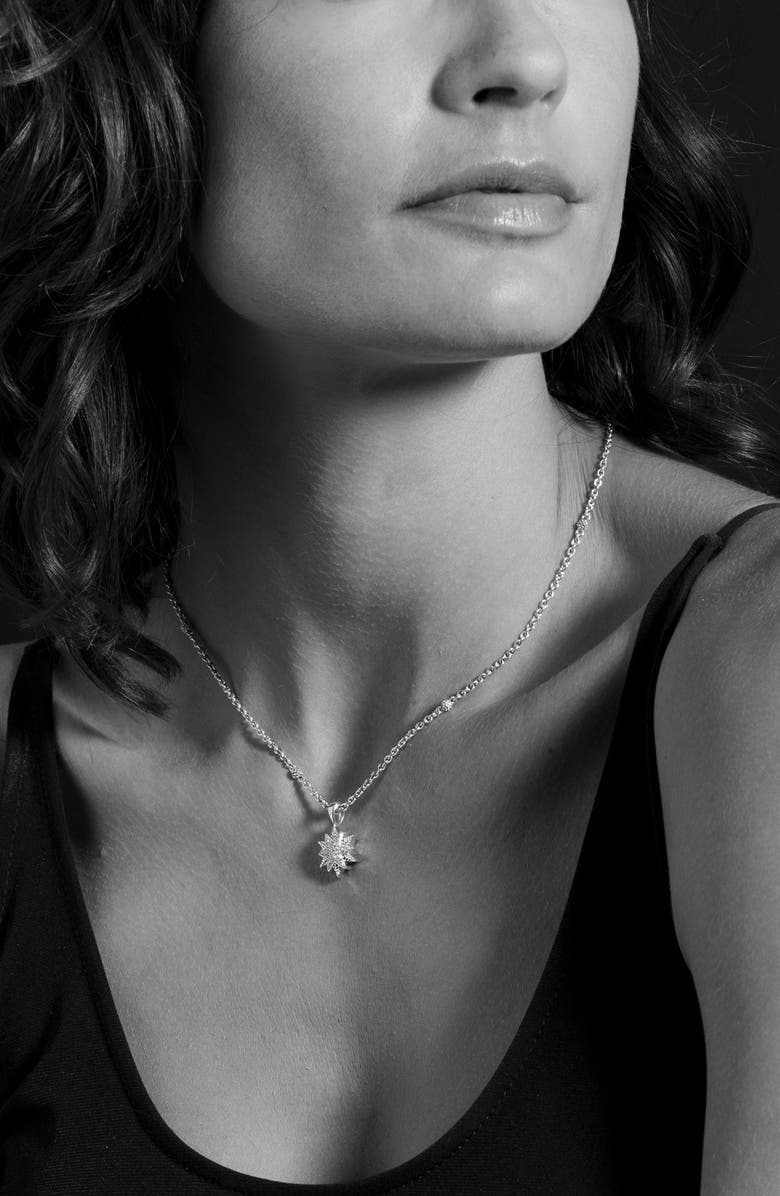 LAGOS North Star Small Diamond Pendant Necklace, Alternate, color, 