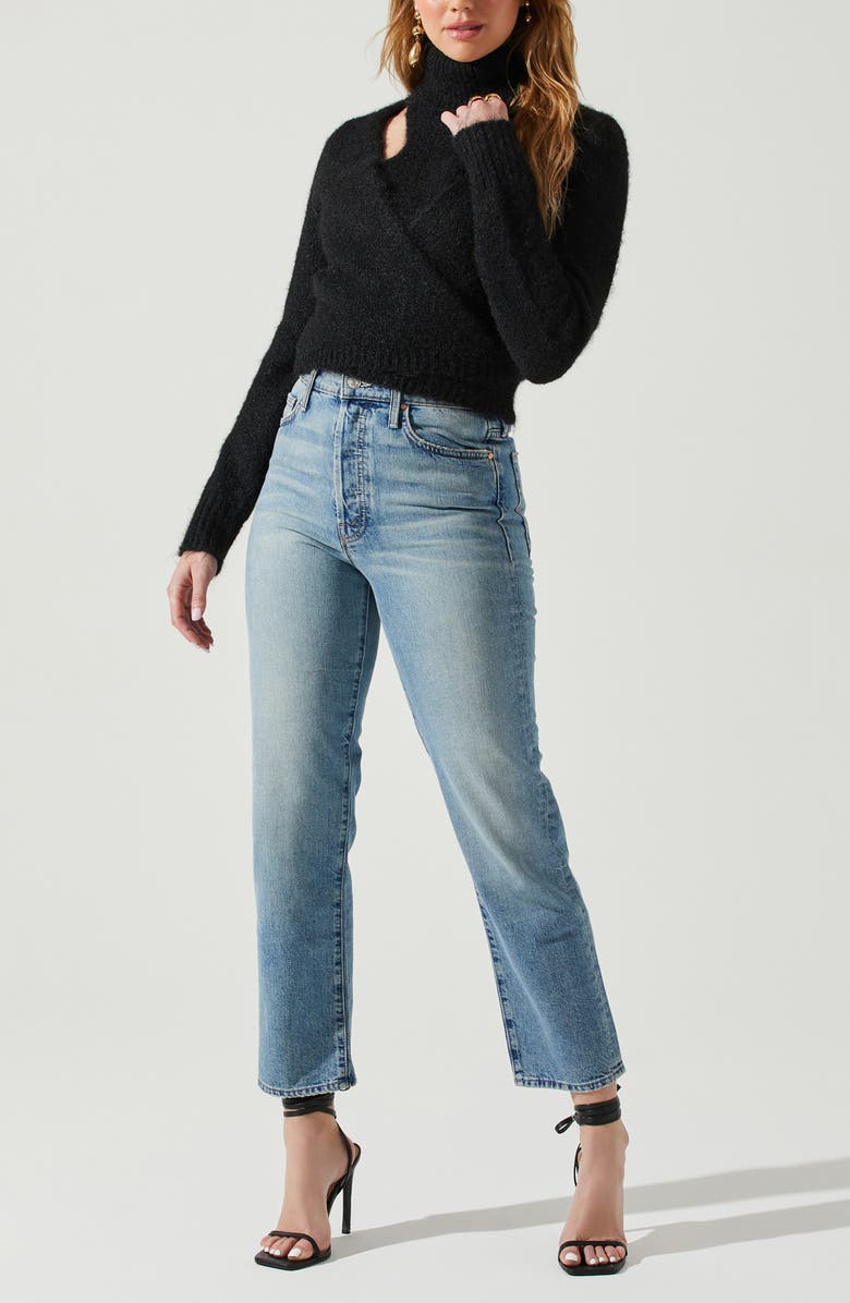 ASTR the Label Natasha Sweater, Alternate, color, Black