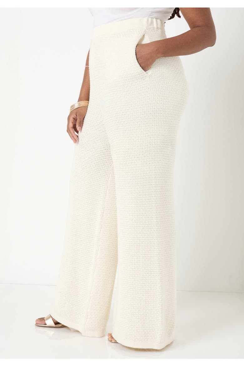 Knitted Sweater Pants, Alternate, color, SUGAR SWIZZLE