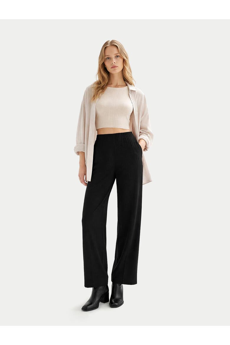 Cashmere Crop Top, Alternate, color, off white