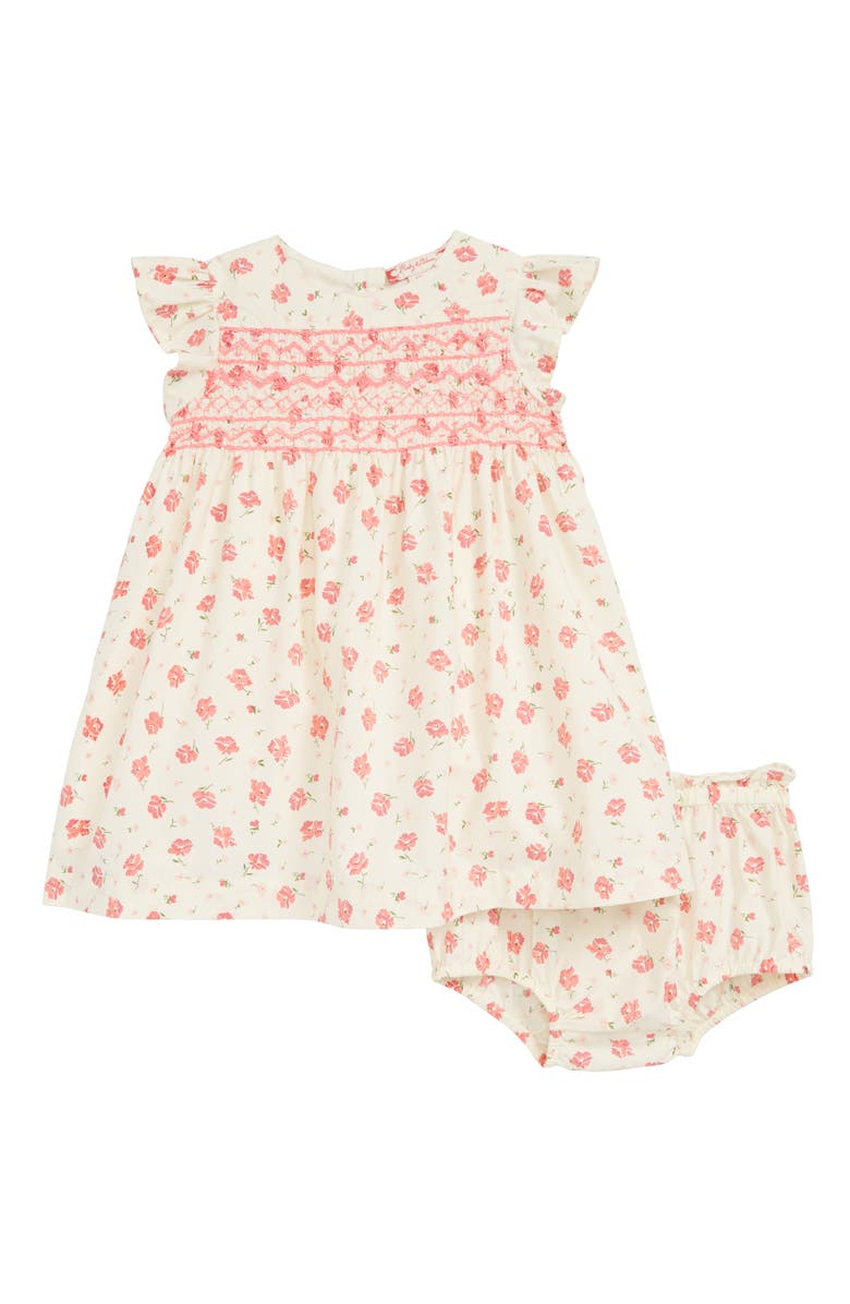 Ruby & Bloom Lily Print Smocked Dress, Main, color,