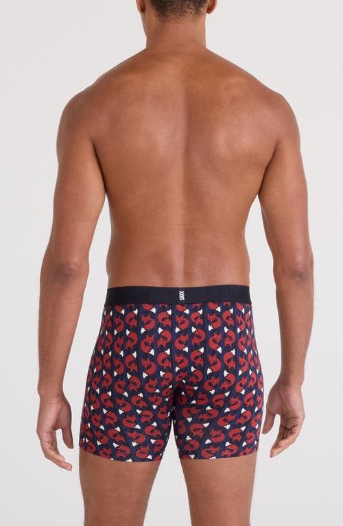 Saxx Droptemp™ Cooling Cotton Boxer Briefs In Brown