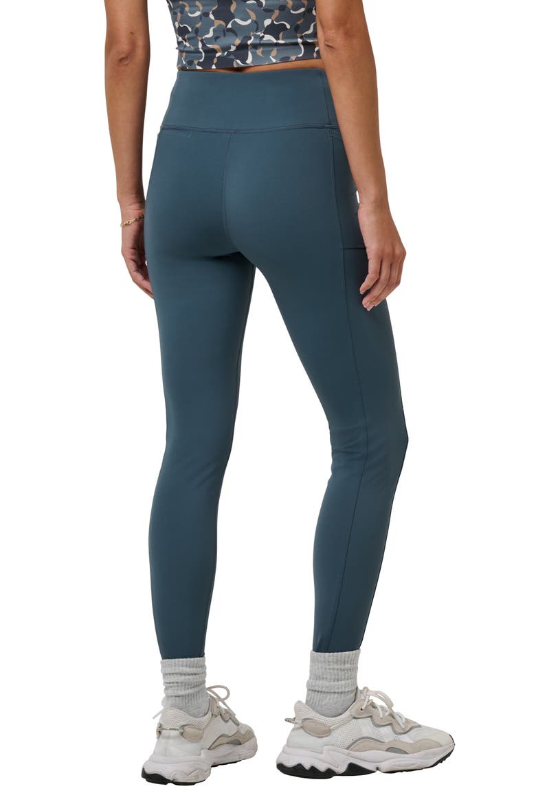 Moveknit Bonded Pocket Leggings, Alternate, color, DARK SLATE