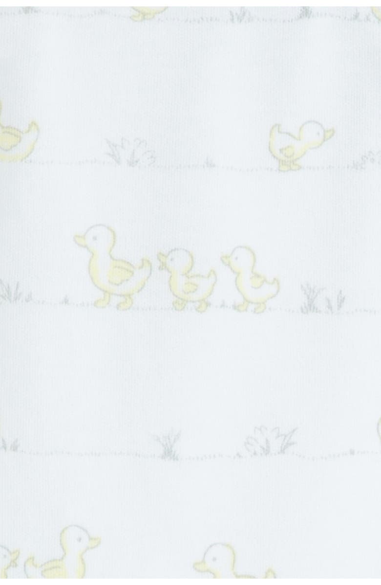 Little Me Ducks 3-Piece Wrap Top, Pants & Beanie Set, Alternate, color,