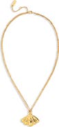 Chloé Double Chain Mirror Pendant Necklace