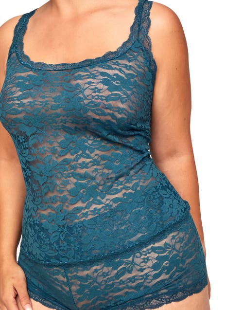 Adore Me Roanne Tank & Shortie Set Lingerie In Dark Blue