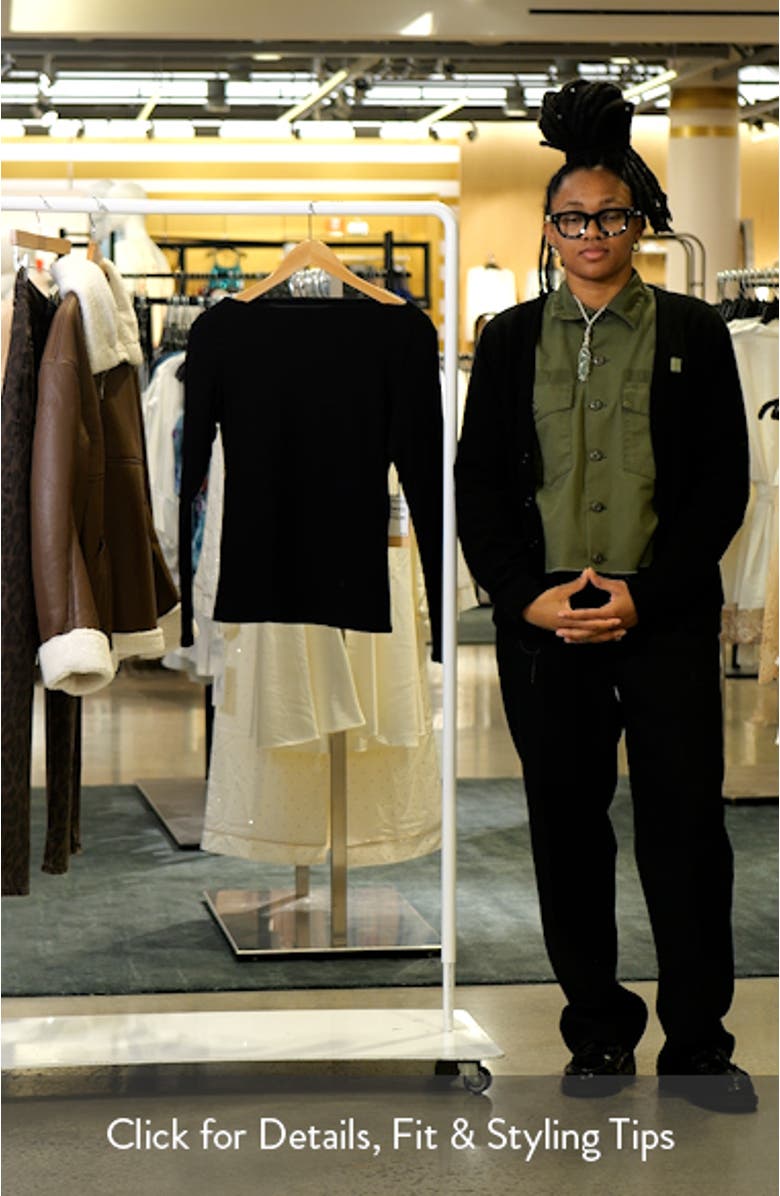 Boat Neck Rib Top, sales video thumbnail