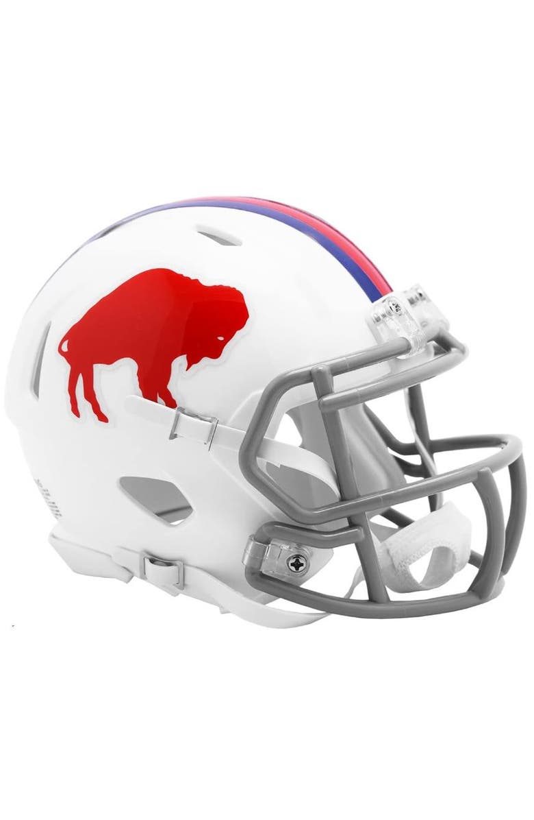RIDDELL Buffalo Bills (1965-73) Riddell Speed Throwback Mini Helmet, Main, color, White